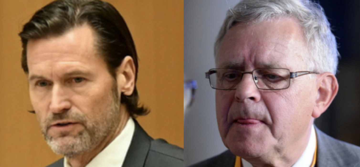 Martin Melin (till vänster) ersätter Carl B Hamilton som lämnar riksdagen uppger tidningen Expressen.