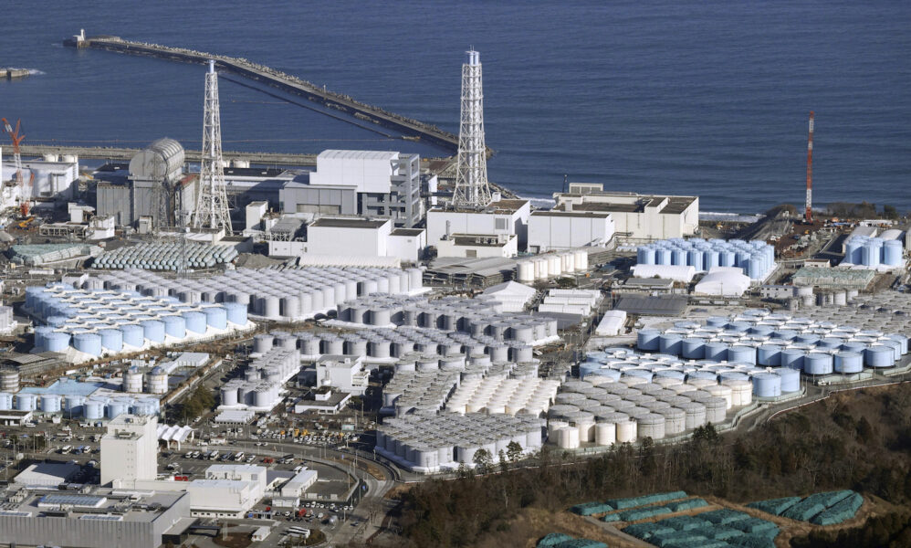 Delar av det katastrofdrabbade kärnkraftverket i Fukushima.