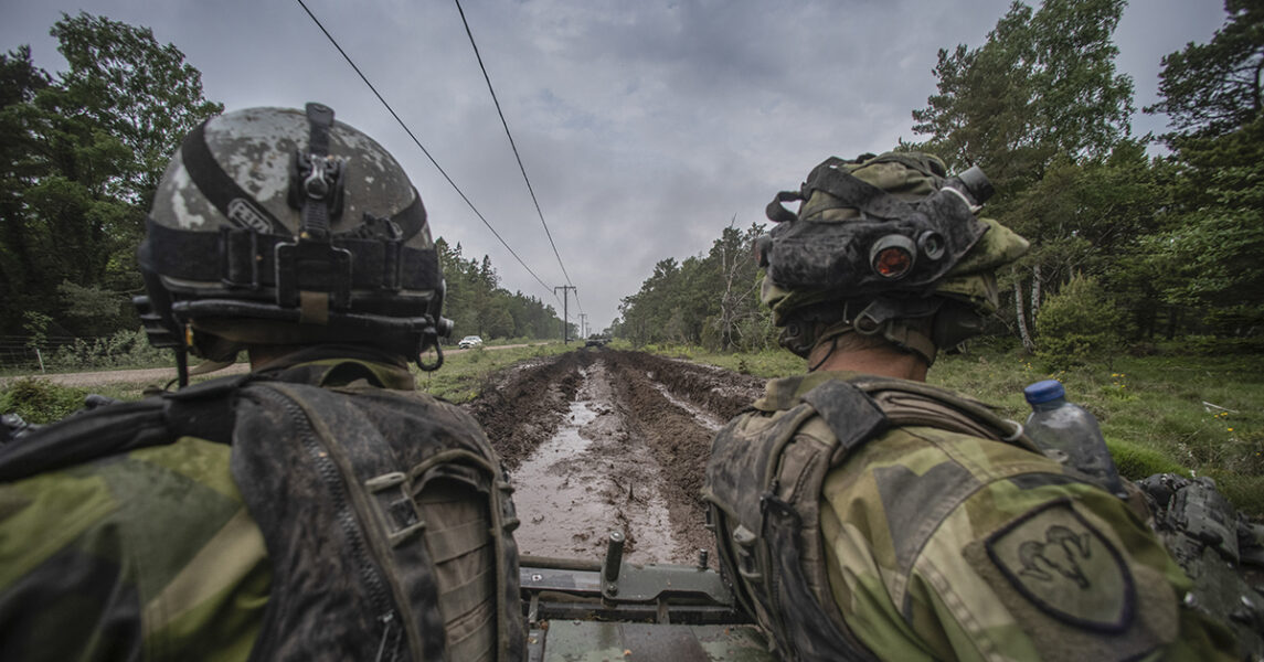 Militärövning med Nato på Tofta på Gotland 2022.