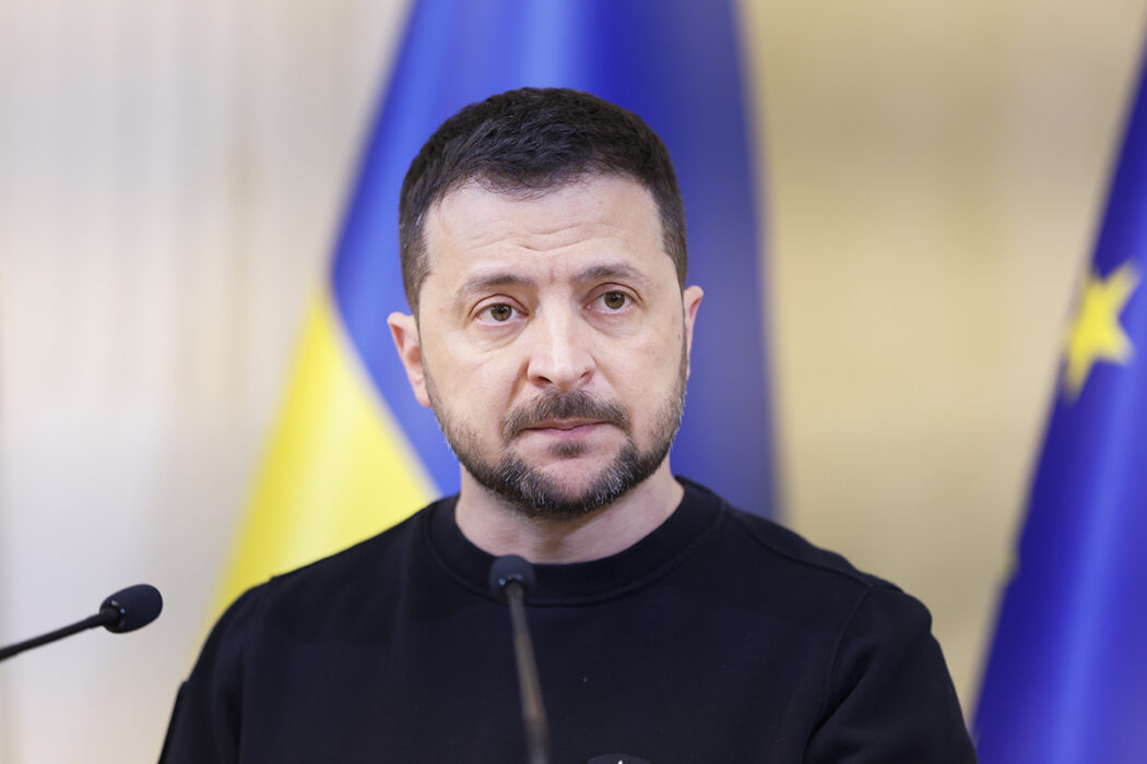 Ukrainas president Volodymyr Zelenskyj vill se ett fredsmöte redan i höst.