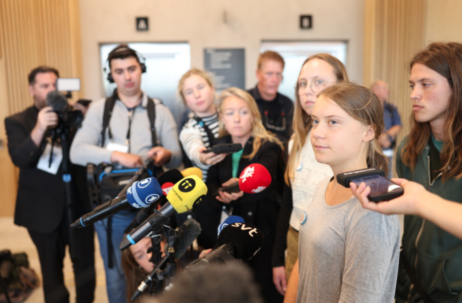Den 24 juli dömdes Greta Thunberg till dagsböter för ohörsamhet mot ordningsmakten.