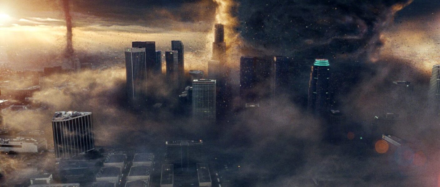 I filmen The Day After Tomorrow från 2004 sparades det inte på specialeffekterna när man skulle visa hur jorden kan gå under.