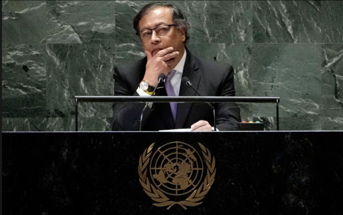 Colombias president Gustavo Petro.