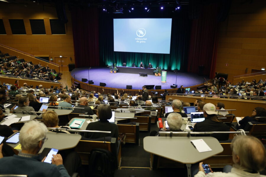 Miljöpartiets kongress som hålls i Örebro.