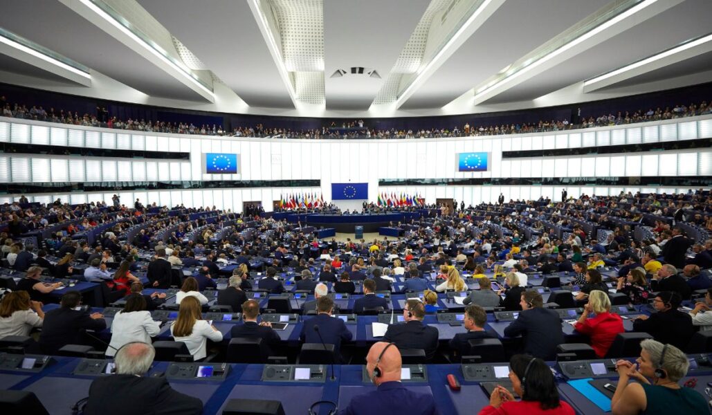 Plenisalen i EU-parlamentet i Strasbourg.