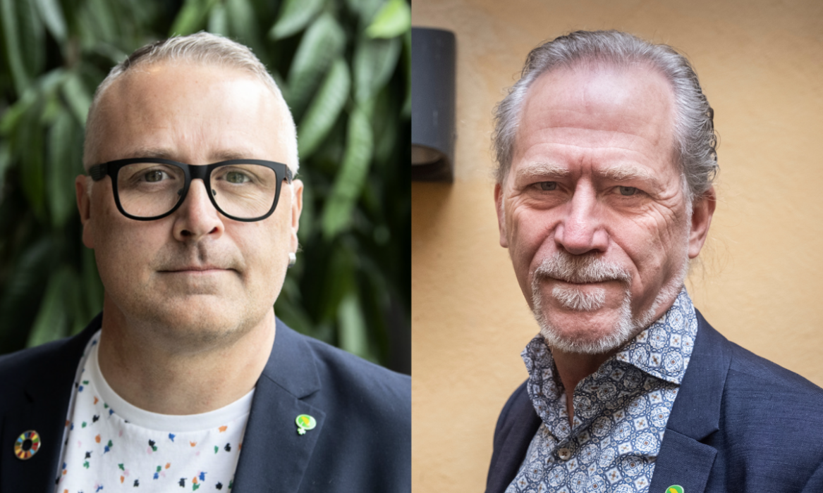 Magnus P Wåhlin och Daniel Helldén.