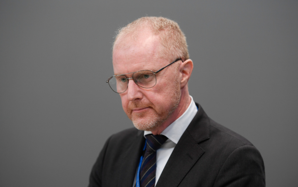 Sveriges chefsförhandlare Mattias Frumerie.