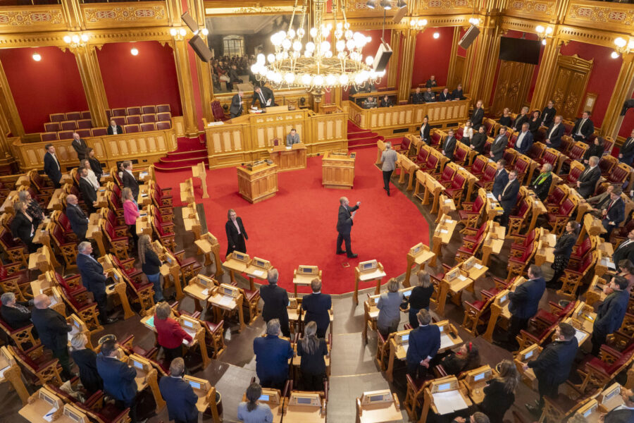 Norska stortinget har röstat om erkännande av Palestina som en självständig stat.