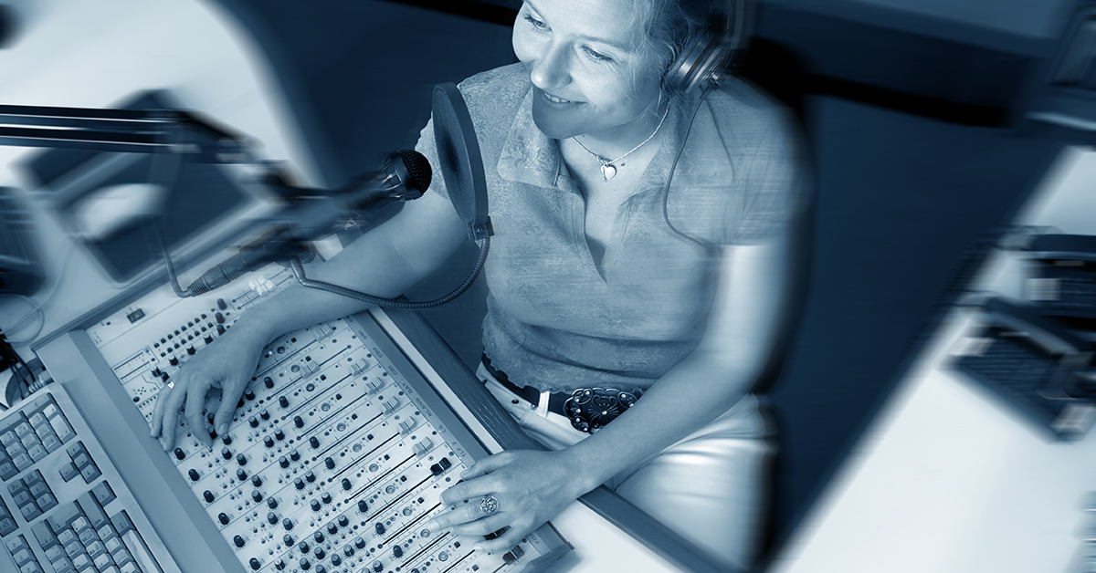Här sänds radio i Norge 2005.