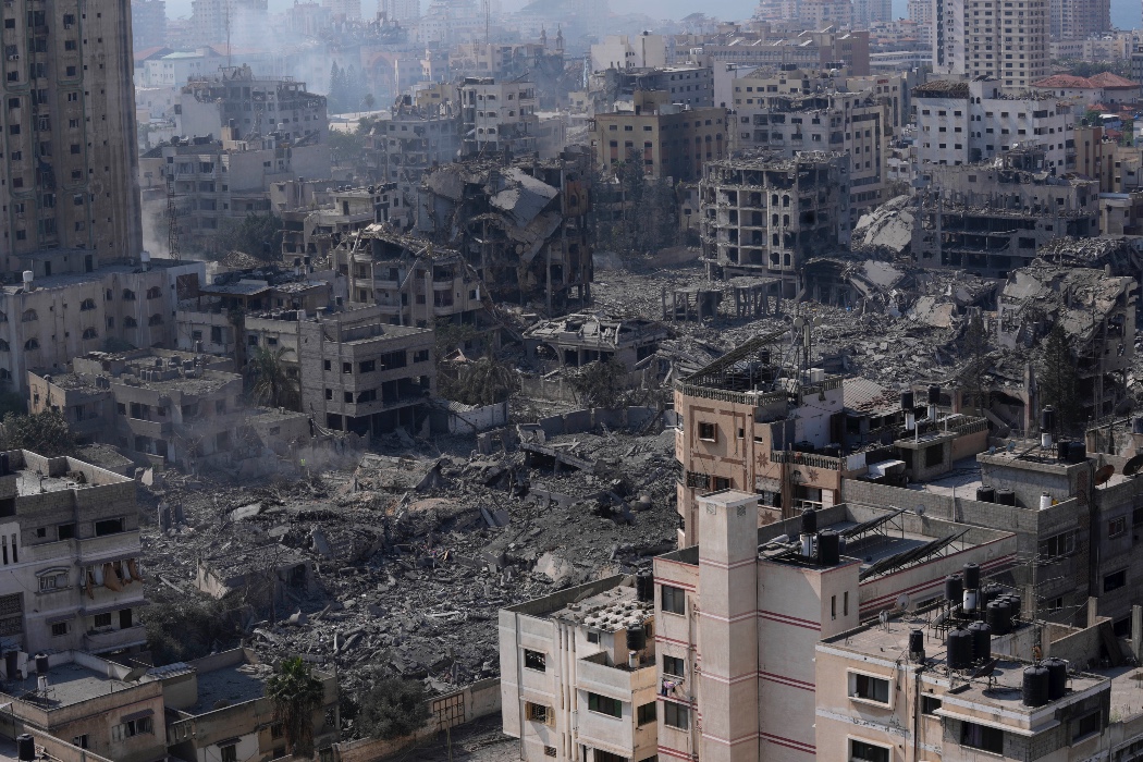 Förstörelse i Gaza, än finns inget slut i sikte.