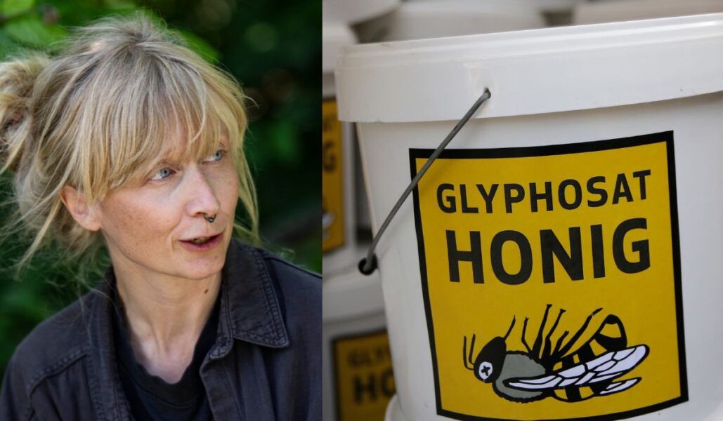 Lina Herbertsson, forskare vid Lunds universitet säger att det omtvistade växtskyddsmedlet glyfosat har en indirekt påverkan på bin och andra småkryp.