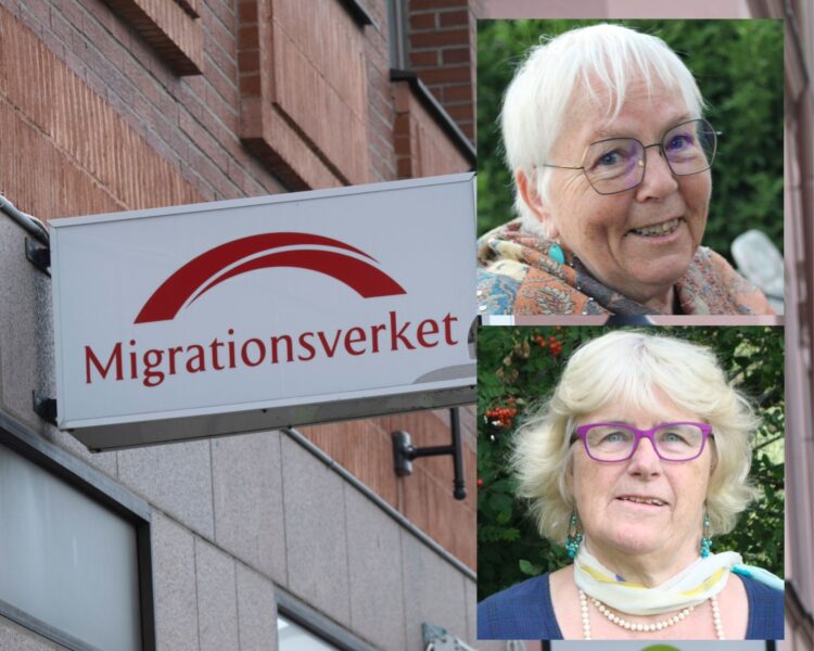 Ingrid Eckerman (överst) och Karin Fridell Anter har skrivit en rapport om rättsosäkerheten i asylbedömningarna som görs av Migrationsverket.