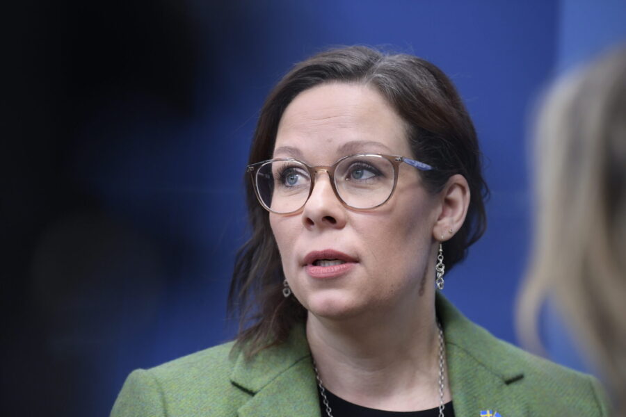 Migrationsminister Maria Malmer Stenergard, (M).