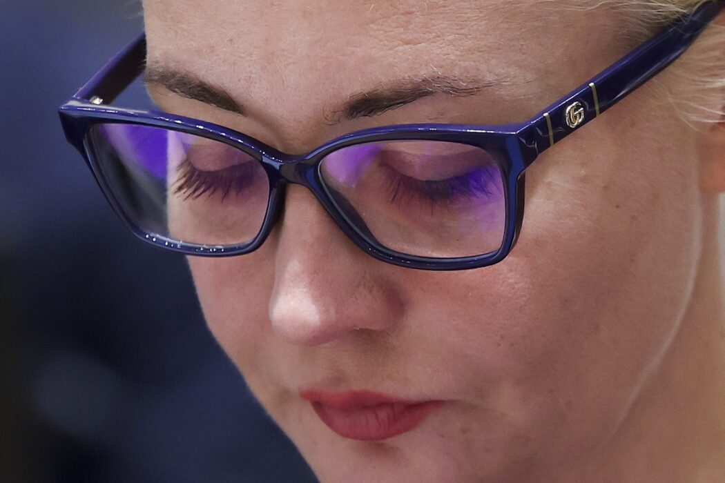 Julia Navalnaja inne på EU:s utrikesministermöte i Bryssel på måndagen.