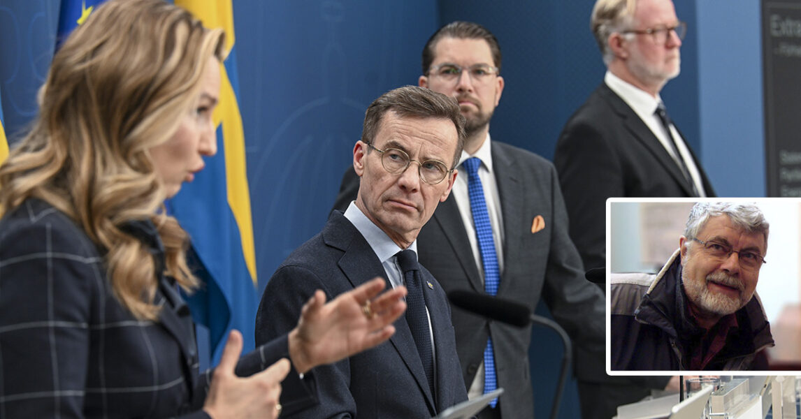 Med dagens svenska regering kan man omöjligen hålla tyst, skriver Erik Eriksson.