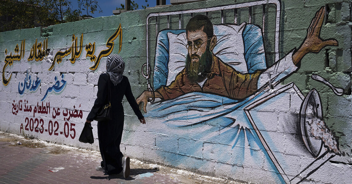Abder Khanan dog i en hungerstrejk i ett israeliskt fängelse i Gaza i maj 2023.