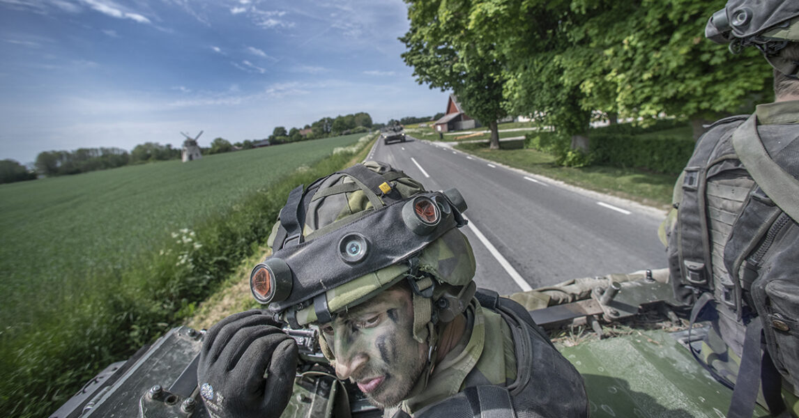 Militärövning med USA på Gotland i juni 2022.