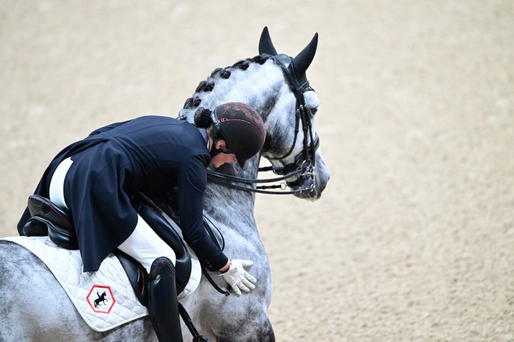 Arkivbild från tävlingarna i dressyr under Gothenburg Horse Show.