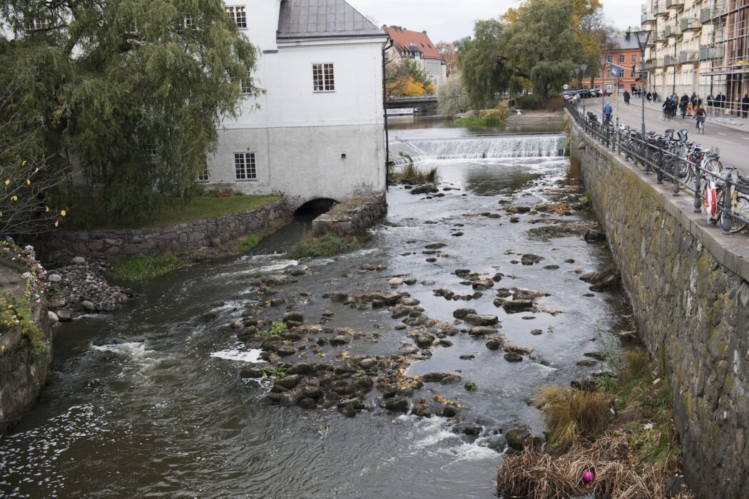 Fyrisån i Uppsala var ett av de områden där höga halter av PFAS uppmättes.