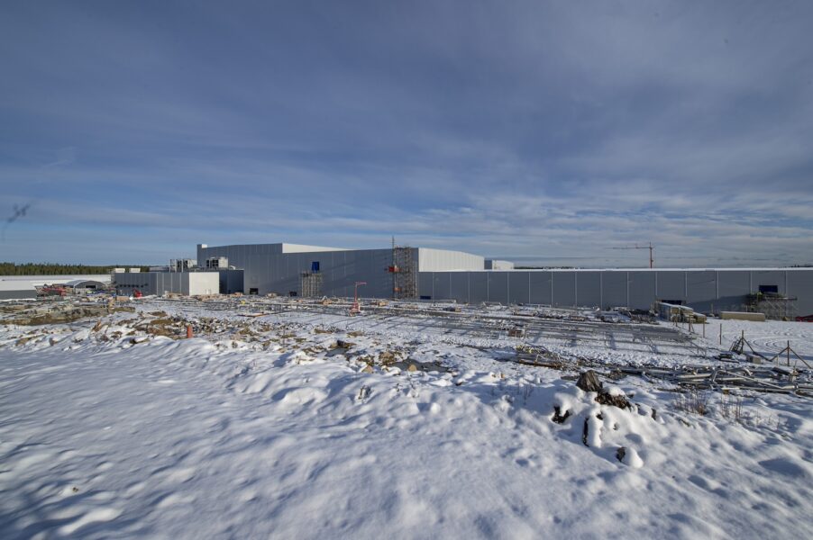 Northvolt batterifabrik i Skellefteå