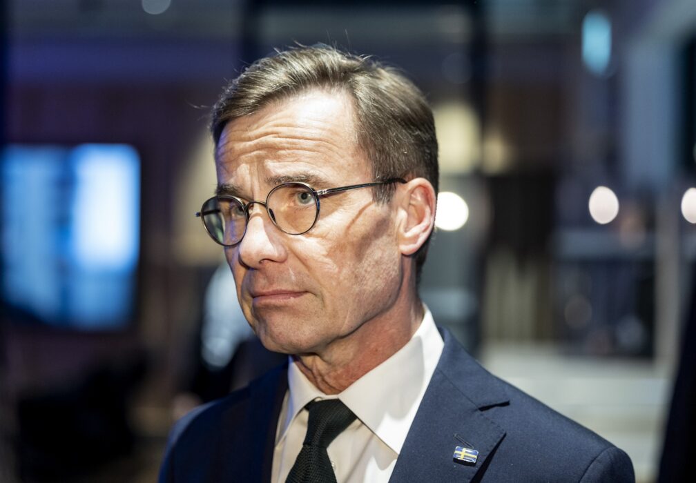 Statsminister Ulf Kristersson.