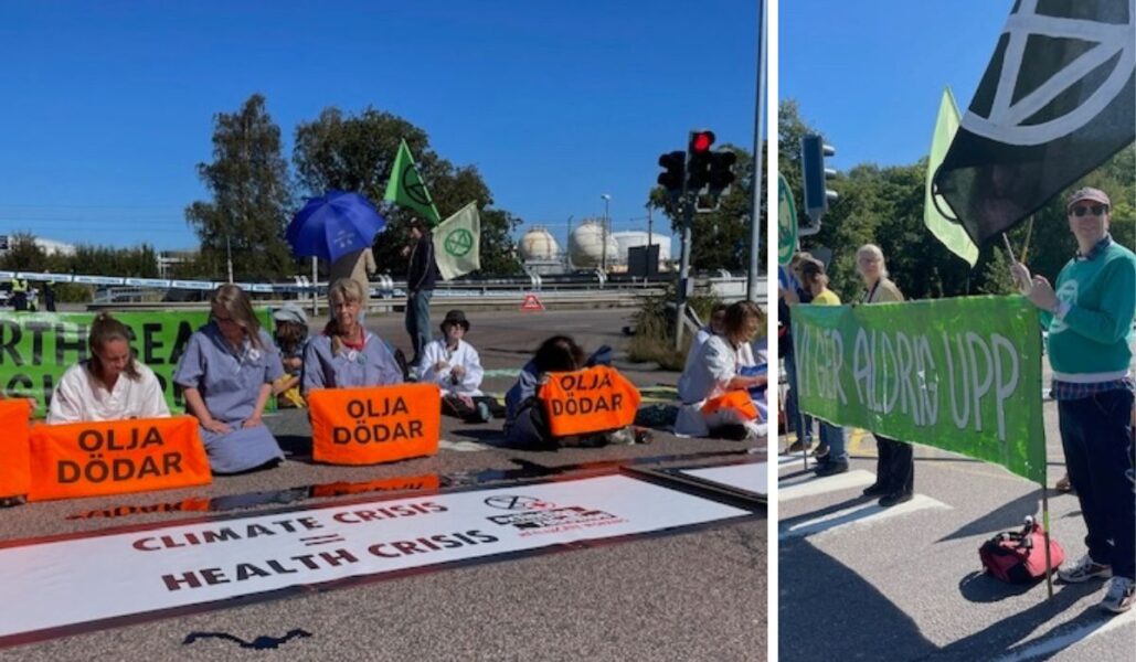 Extincion rebellion blockerade på nytt oljehamnen i Göteborg under lördagen, och på söndag väntar ett upp-och-nervänt tivoli inne på Göteborgs kulturkalas.