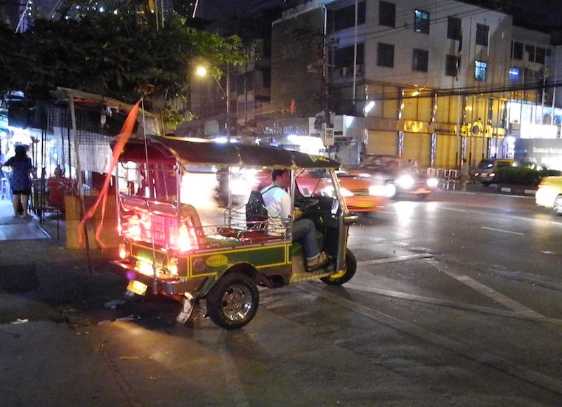 Tuk tuk i Bangkok