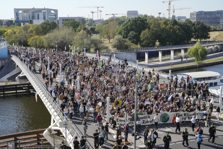 demonstrationståg i tyskland