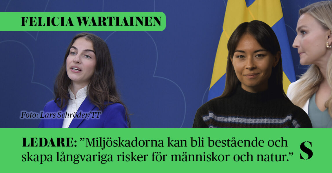 Romina Pourmokhtari och Ebba Busch. Skribenten i förgrunden.