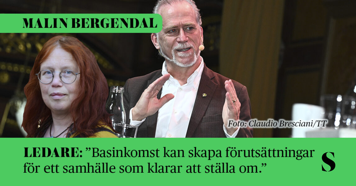 Miljöpartispråkröret Daniel Helldén. Skribenten i förgrunden.