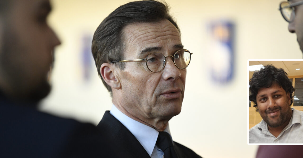 Statsminister Ulf Kristersson.