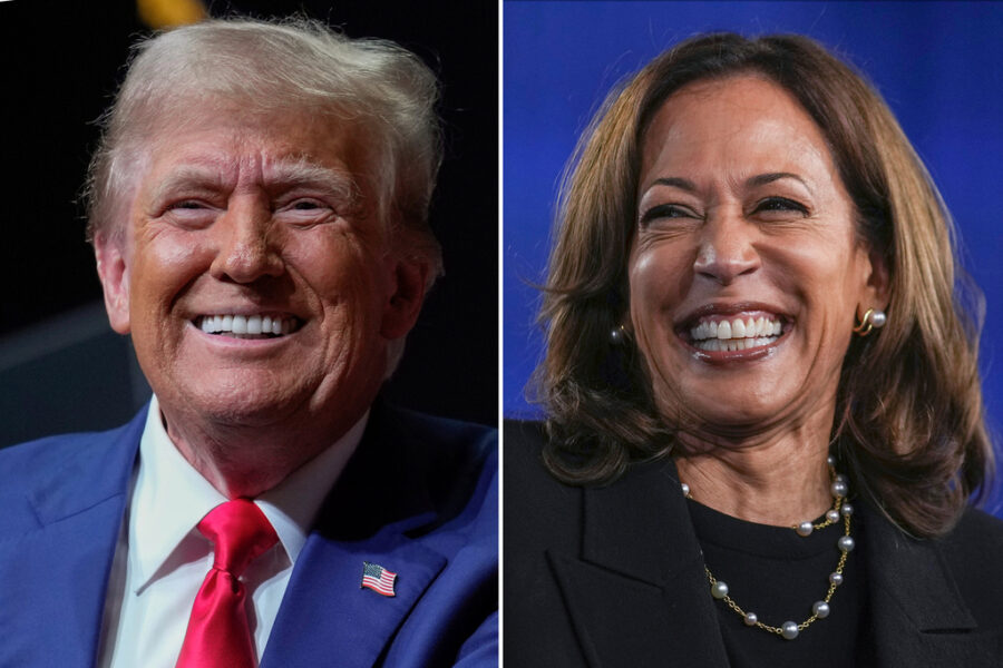 donald trump och kamala harris