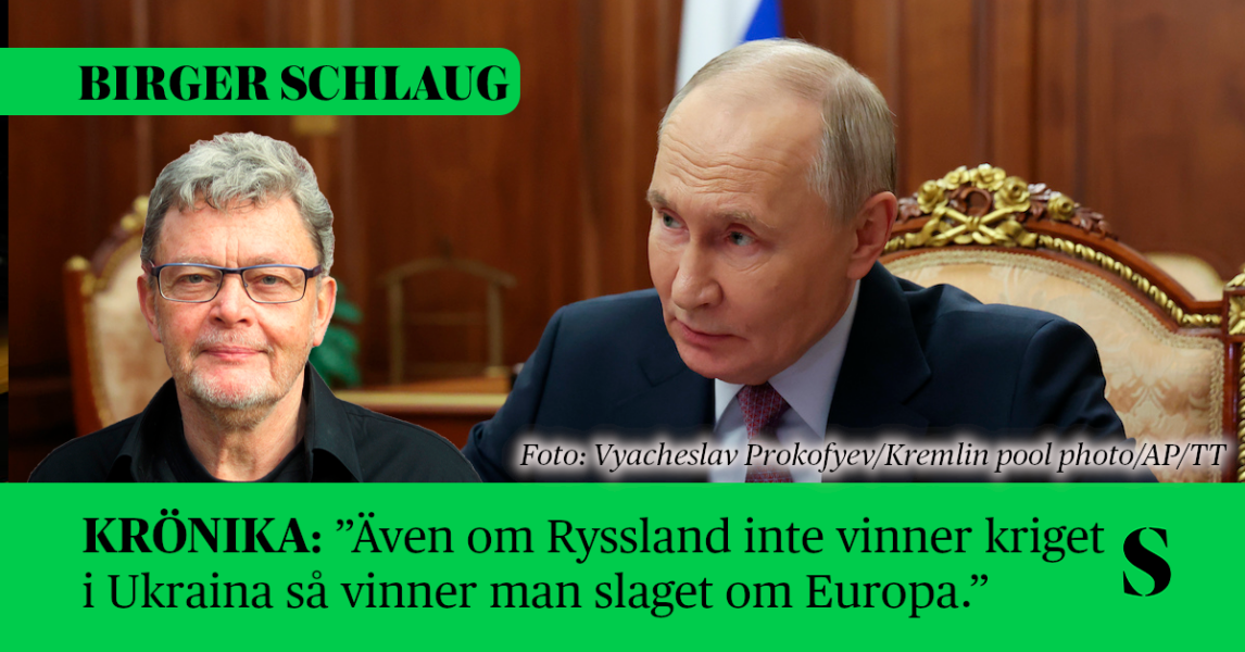 Vladimir Putin. Skribenten i förgrunden.