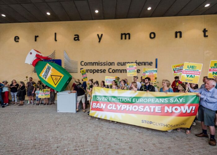 Manifestation mot glyfosat.