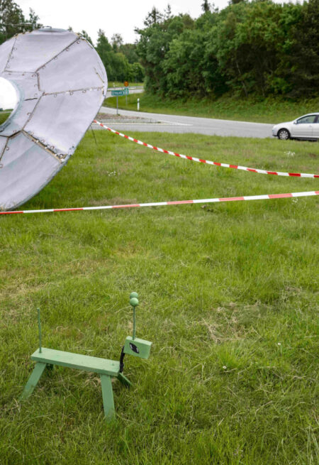 Konstinstallation Ufo