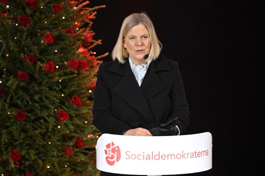 Förtroendet för Magdalena Andersson ökar.