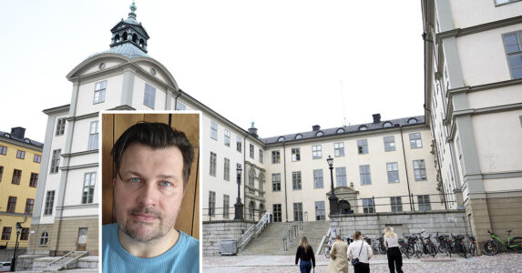 Pampigt hus. Skribenten inklippt.