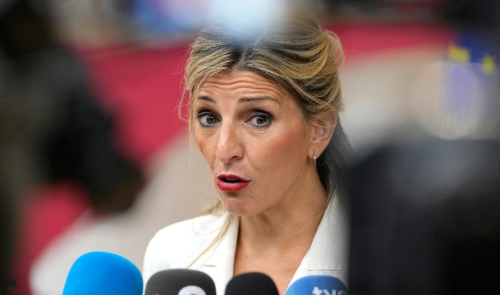 Yolanda Diaz som lederpartiet Sumar i Spanien.