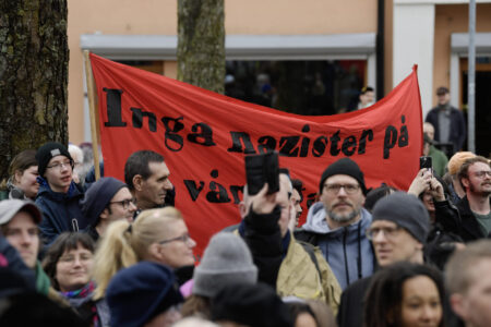 antirasistisk demonstration gubbängen