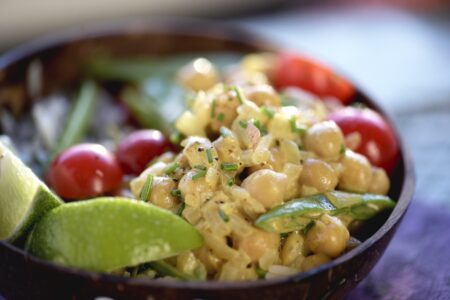 Vegansk kikärtsgryta.