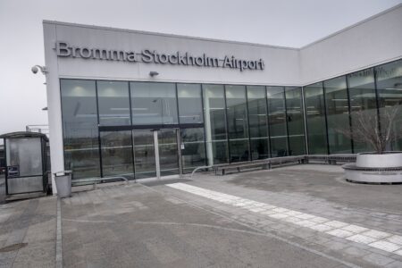 Bromma flygplats entre.