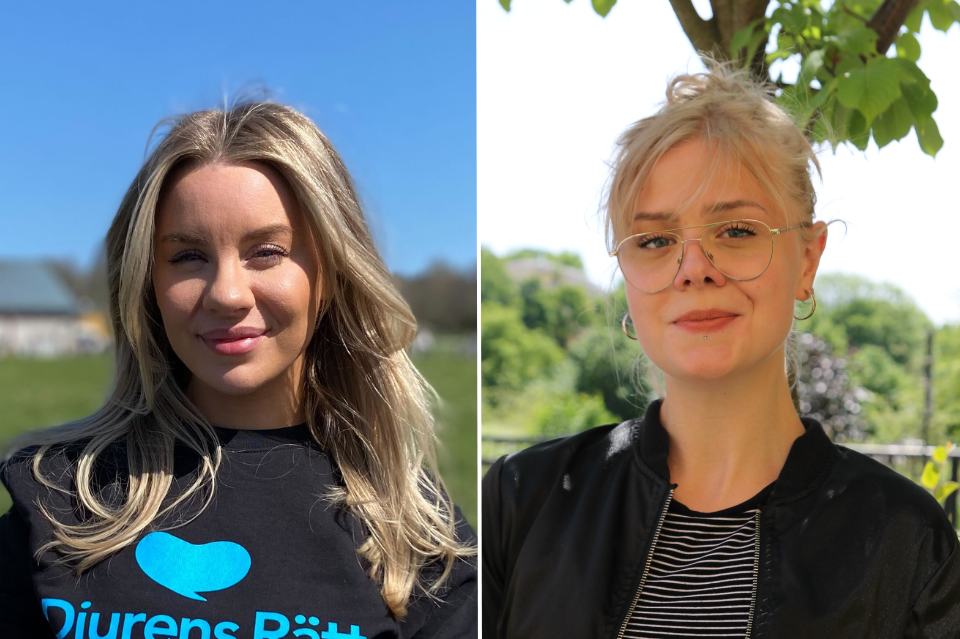 Therése Lindgren och Tina Hogevik.