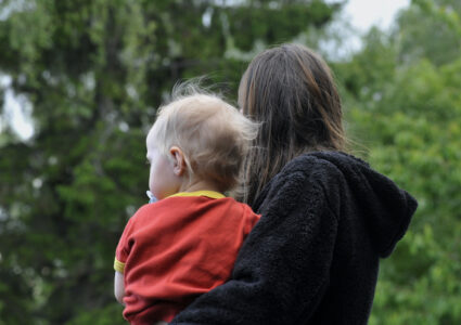 Mamma med ettåring