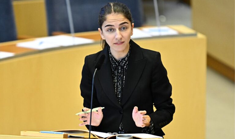 Klimat- och miljöminister Romina Pourmokhtari (L).