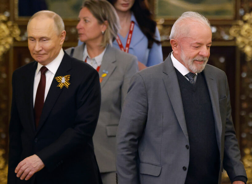 Brasiliens president Luiz Inácio Lula da Silva uppmanar Vladimir Putin att delta i förhandlingar med Ukrainas president Volodymyr Zelenskyj i Turkiet för att försöka avsluta konflikten i Ukraina.
