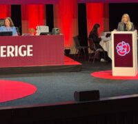 Annie Ross (S), ombud från Stockholm och styrelsemedlem i vänsterfalangen Reformisterna.