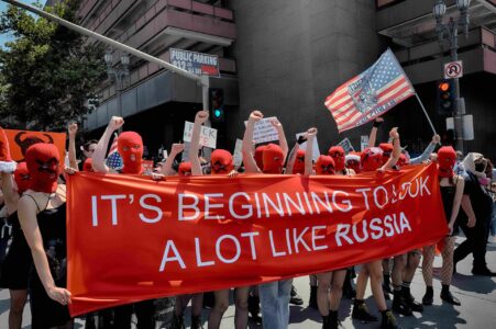 Protester i Los Angeles