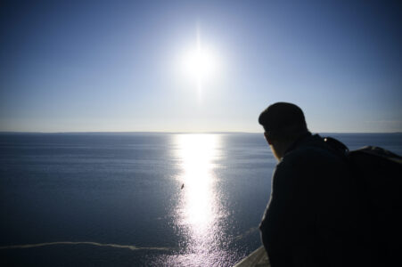 Utsikt över Vättern.