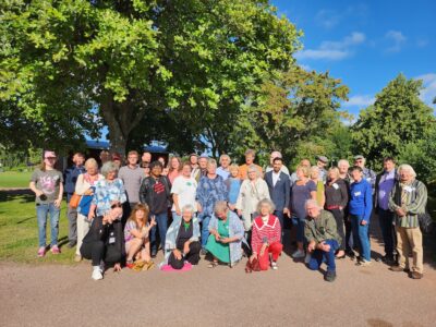 Gruppfoto på deltagare vid förra årets konferens.