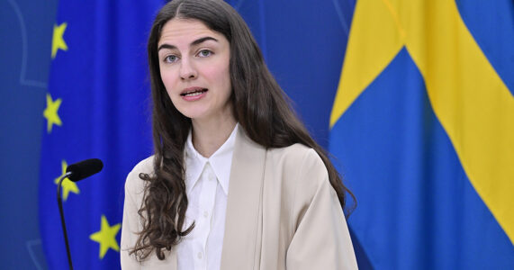 Miljö- och klimatminister Romina Pourmokhtari.